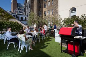 BBQ at 41 Portland Place Terrace