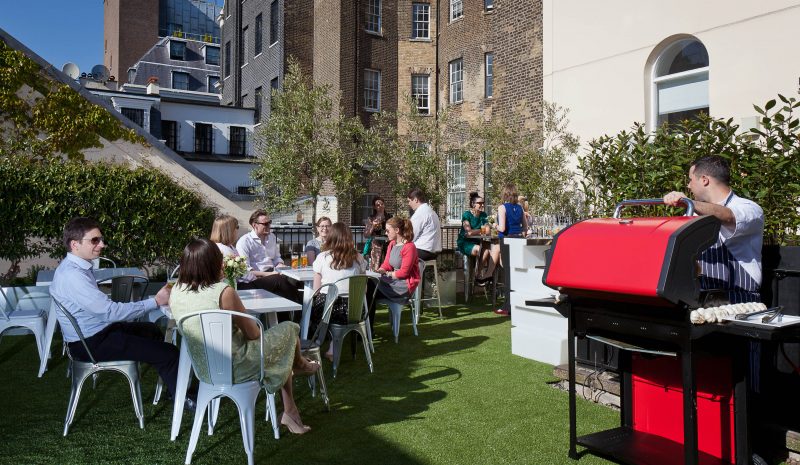 BBQ at 41 Portland Place Terrace